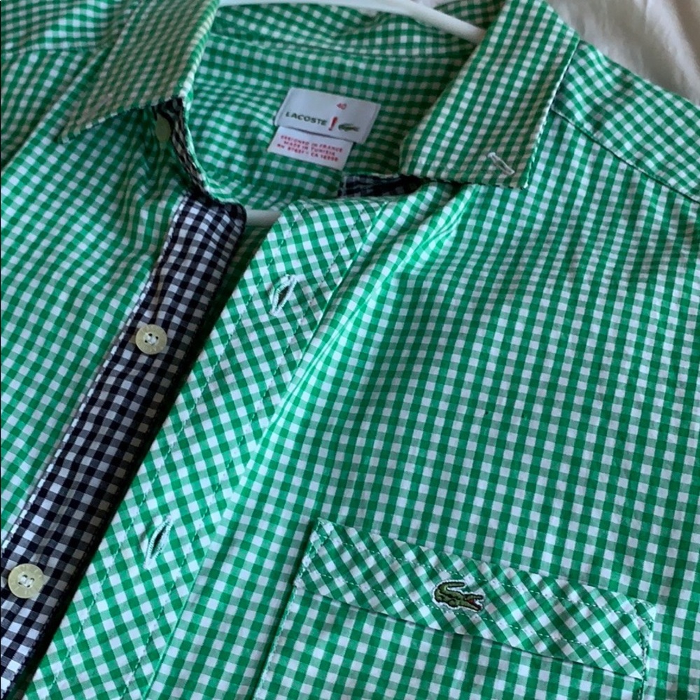 Men’s Lacoste short-sleeve shirt